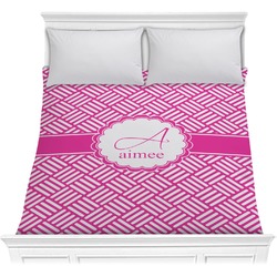 Square Weave Comforter - Full / Queen (Personalized)