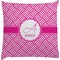 Square Weave Decorative Pillow Case (Personalized)