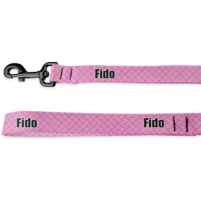 Square Weave Deluxe Dog Leash - 4 ft (Personalized)