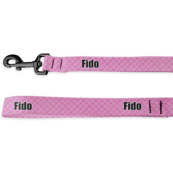 Custom Square Weave Deluxe Dog Leash - 4 ft (Personalized)