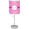 Square Weave Lamp with Drum Shade (Personalized)