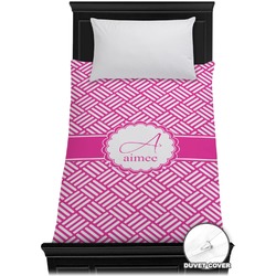 Square Weave Duvet Cover - Twin (Personalized)