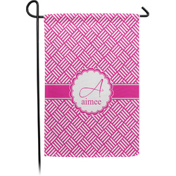 Square Weave Garden Flag (Personalized)