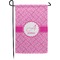 Square Weave Small Garden Flag - Double Sided w/ Name and Initial