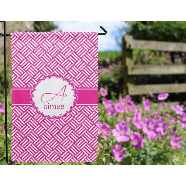 Hashtag Garden Flag - Outside In Flowers