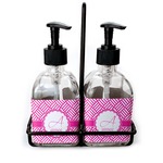 Square Weave Glass Soap & Lotion Bottles (Personalized)