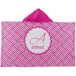 Square Weave Kids Hooded Towel (Personalized)