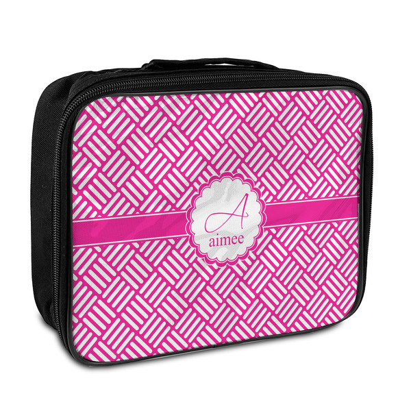 Custom Square Weave Insulated Lunch Bag (Personalized)