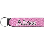 Square Weave Neoprene Keychain Fob (Personalized)