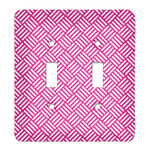 Square Weave Light Switch Cover (2 Toggle Plate)