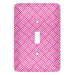 Square Weave Light Switch Cover (Personalized)