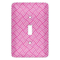 Square Weave Light Switch Cover (Personalized)