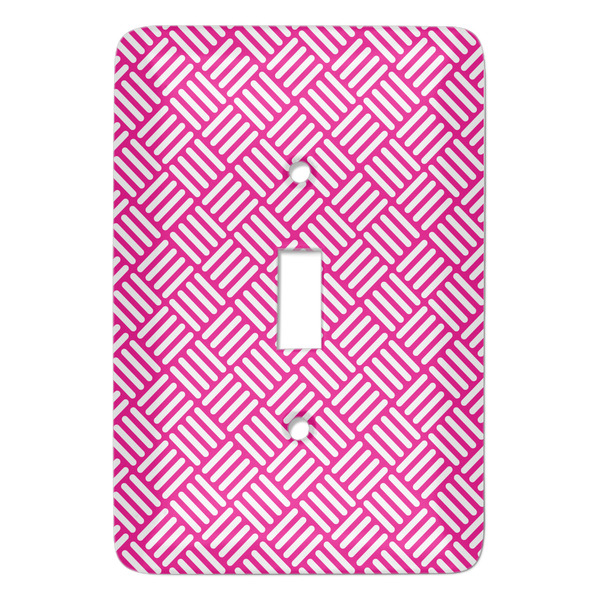 Custom Square Weave Light Switch Cover