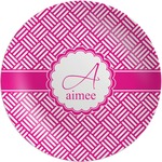 Square Weave Melamine Plate - 10" (Personalized)