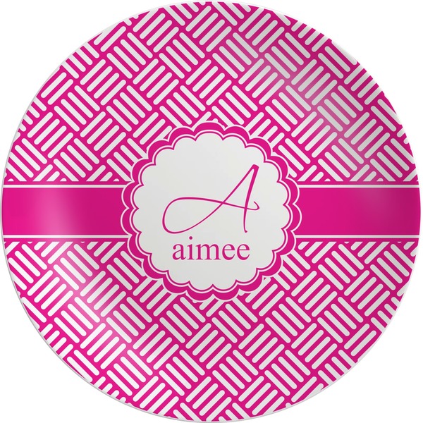Custom Square Weave Melamine Plate - 10" (Personalized)