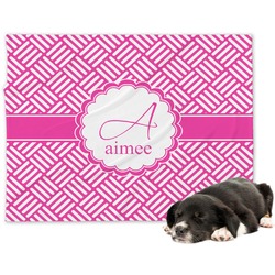Square Weave Dog Blanket - Large (Personalized)