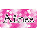 Square Weave Mini/Bicycle License Plate (Personalized)