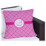 Square Weave Outdoor Pillow (Personalized)