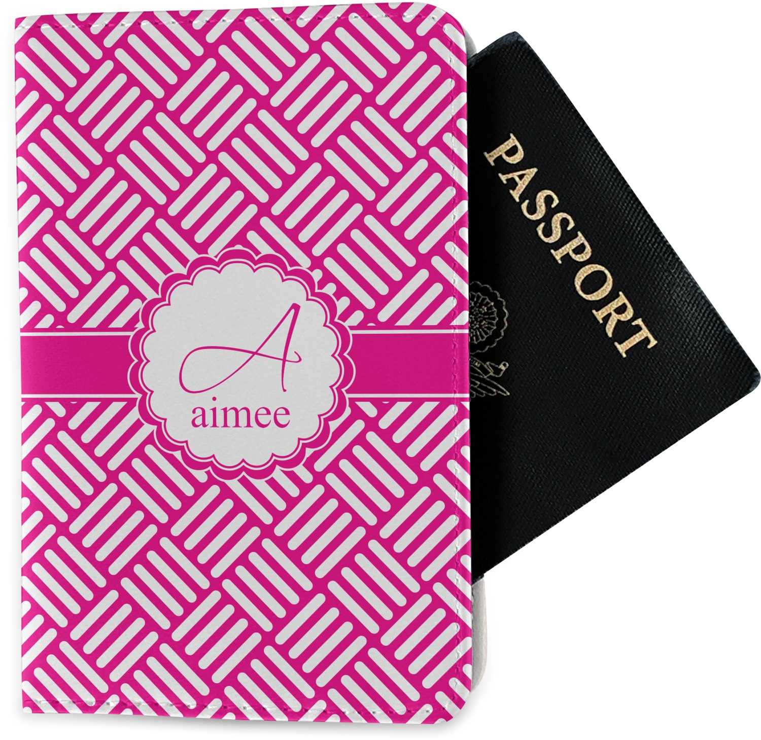 Custom Square Weave Passport Holder Fabric (Personalized