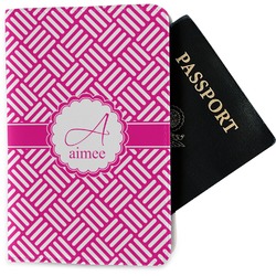 Square Weave Passport Holder - Fabric (Personalized)