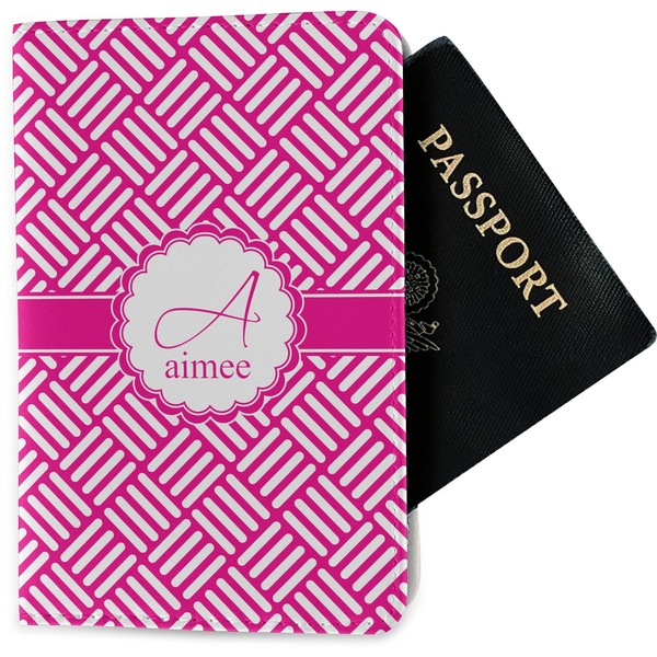 Custom Square Weave Passport Holder - Fabric (Personalized)