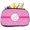 Square Weave Neoprene Pencil Case - Medium w/ Name and Initial