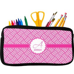 Square Weave Neoprene Pencil Case (Personalized)