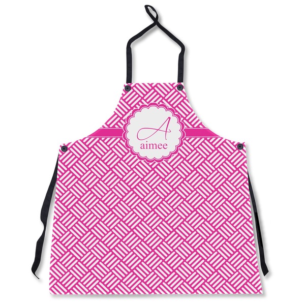 Custom Square Weave Apron Without Pockets w/ Name and Initial