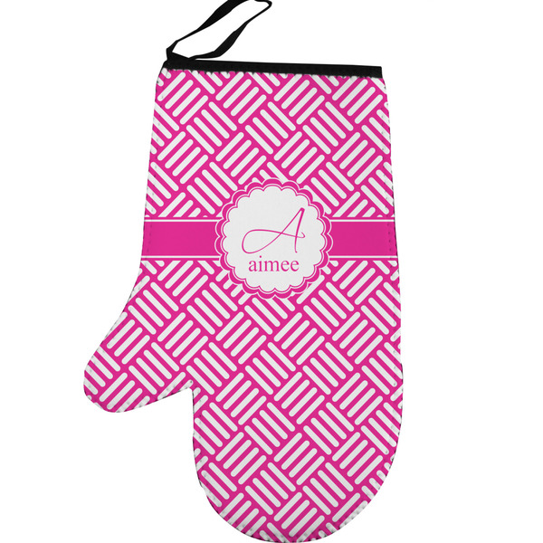 Hashtag Personalized Oven Mitt - Left