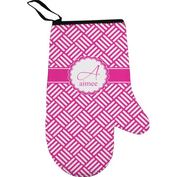 Custom Square Weave Oven Mitt (Personalized)