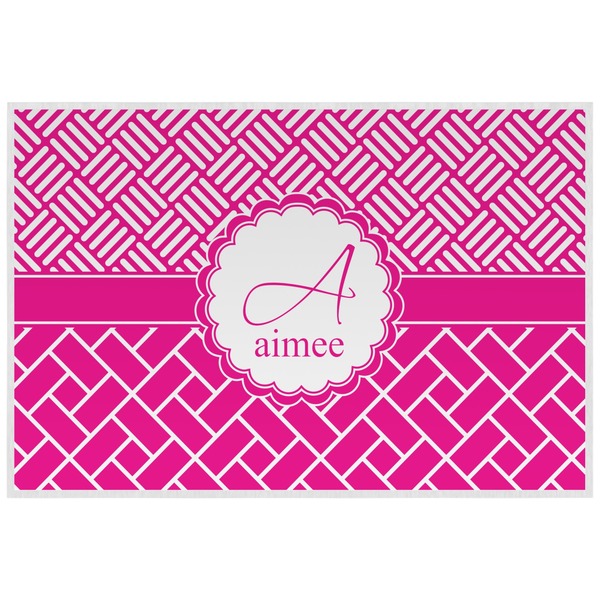 Hashtag Personalized Placemat (Back)