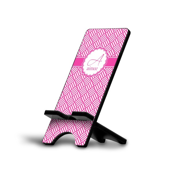 Custom Square Weave Cell Phone Stand (Large) (Personalized)