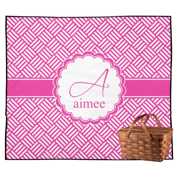 Custom Square Weave Outdoor Picnic Blanket (Personalized)