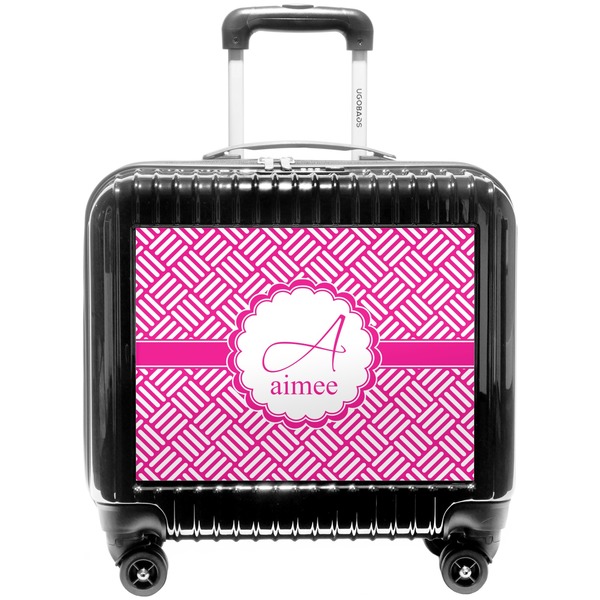 Custom Square Weave Pilot / Flight Suitcase (Personalized)