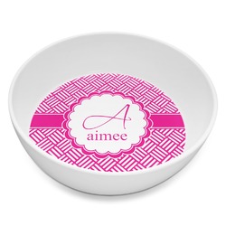 Square Weave Melamine Bowl - 8 oz (Personalized)