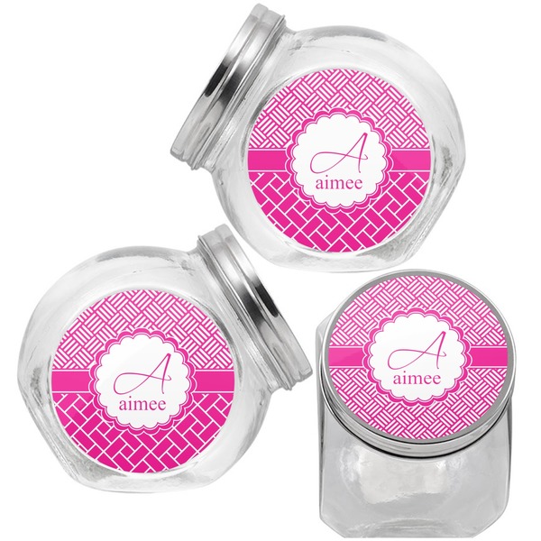 Hashtag Puppy Treat Jar - Top Left Right