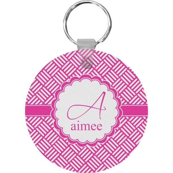 Hashtag Round Keychain (Personalized)