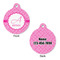 Hashtag Round Pet Tag - Front & Back