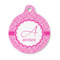 Square Weave Round Pet ID Tag - Small (Personalized)