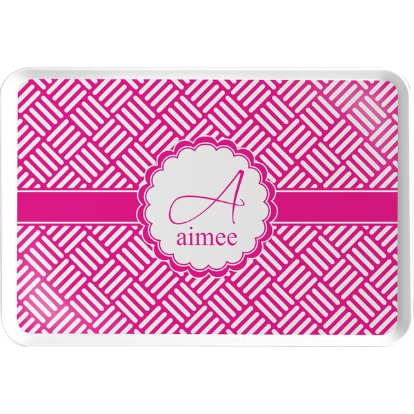 Custom Square Weave Serving Tray (Personalized)