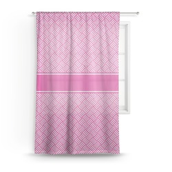 Square Weave Sheer Curtain - 50"x84"