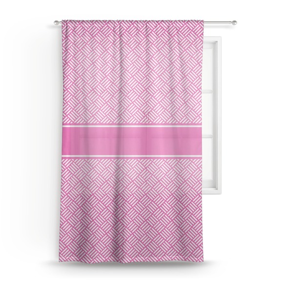 Custom Square Weave Sheer Curtain - 50"x84"