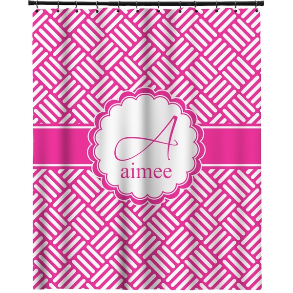 Custom Square Weave Extra Long Shower Curtain - 70"x84" (Personalized)