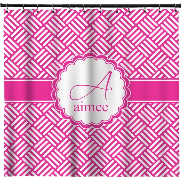 Custom Square Weave Shower Curtain (Personalized)