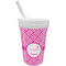 Square Weave Sippy Cup with Straw (Personalized)