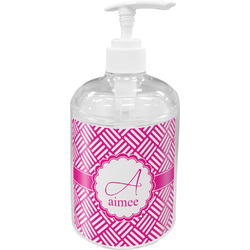 Square Weave Acrylic Soap & Lotion Bottle (Personalized)