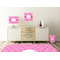 Hashtag Square Wall Decal Wooden Desk