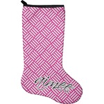 Square Weave Holiday Stocking - Neoprene (Personalized)
