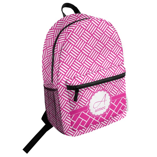 Custom Square Weave Student Backpack (Personalized)