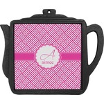 Square Weave Teapot Trivet (Personalized)